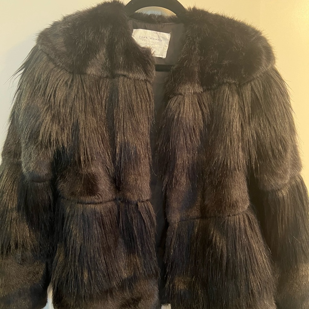 Zara Faux Fur Jacket